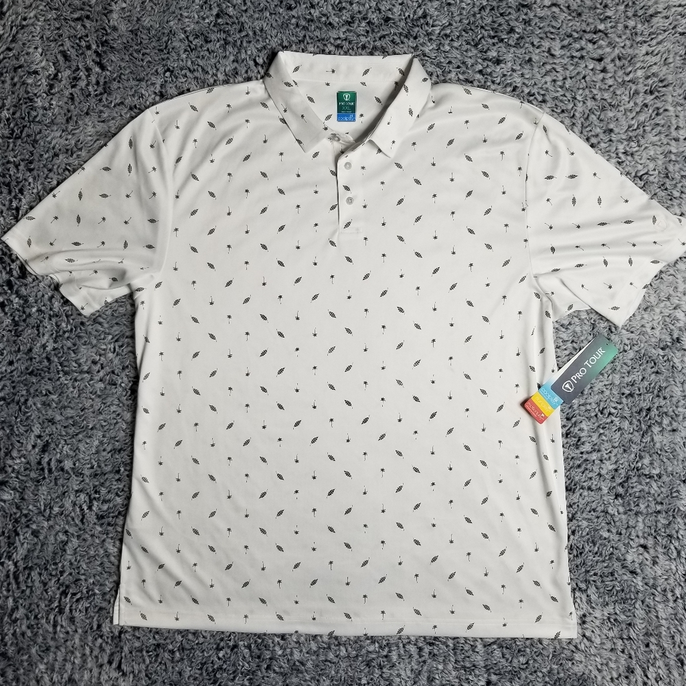 NWT Pro Tour Coolplay Moisture Wicking Golf Polo Shirt